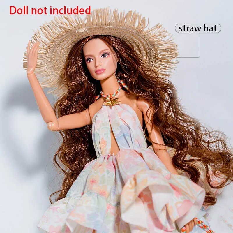 Набор аксессуаров для кукол Xianxian Princess 30 см Handmade Straw Hat