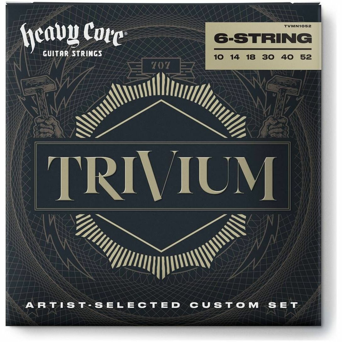 Dunlop TRIVIUM EL NKL 10/52-6/SET Струны для электрогитары