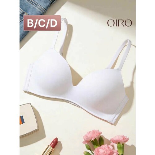 фото Бюстгальтер oiro snowdrop треугольник, 1 шт., размер 80c, белый