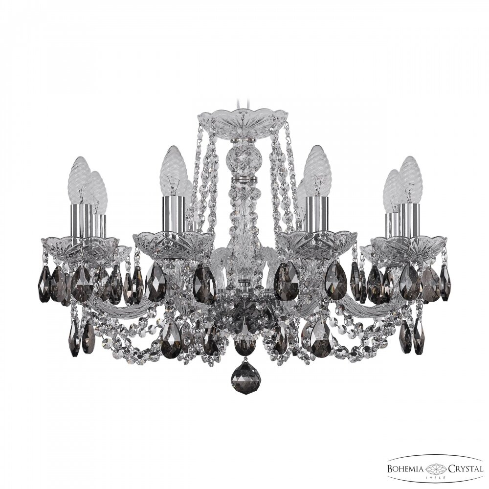 Люстра подвесная Bohemia Ivele Crystal 1402/8/195 Ni K781