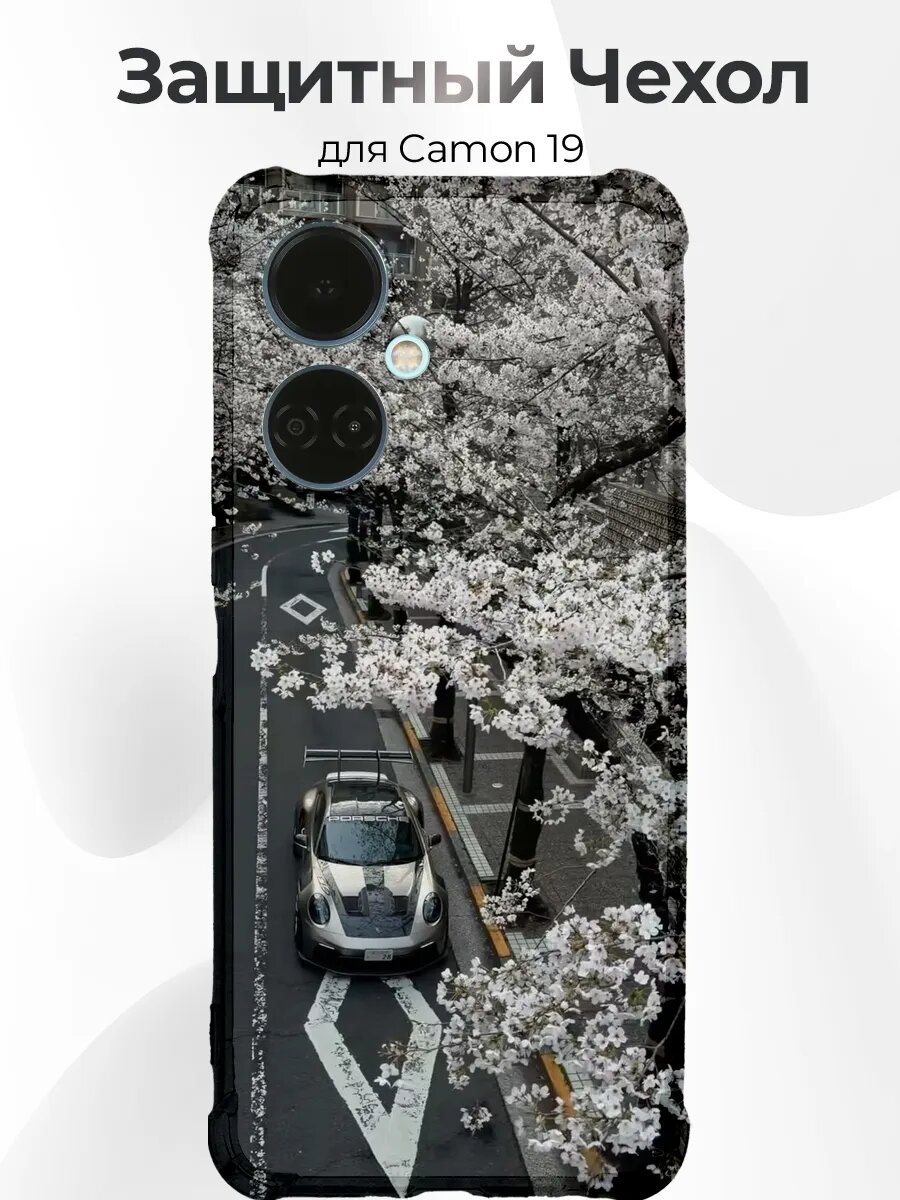 Чехол на Camon 19 Porsche 911 GT3 RS 992 в сакуре