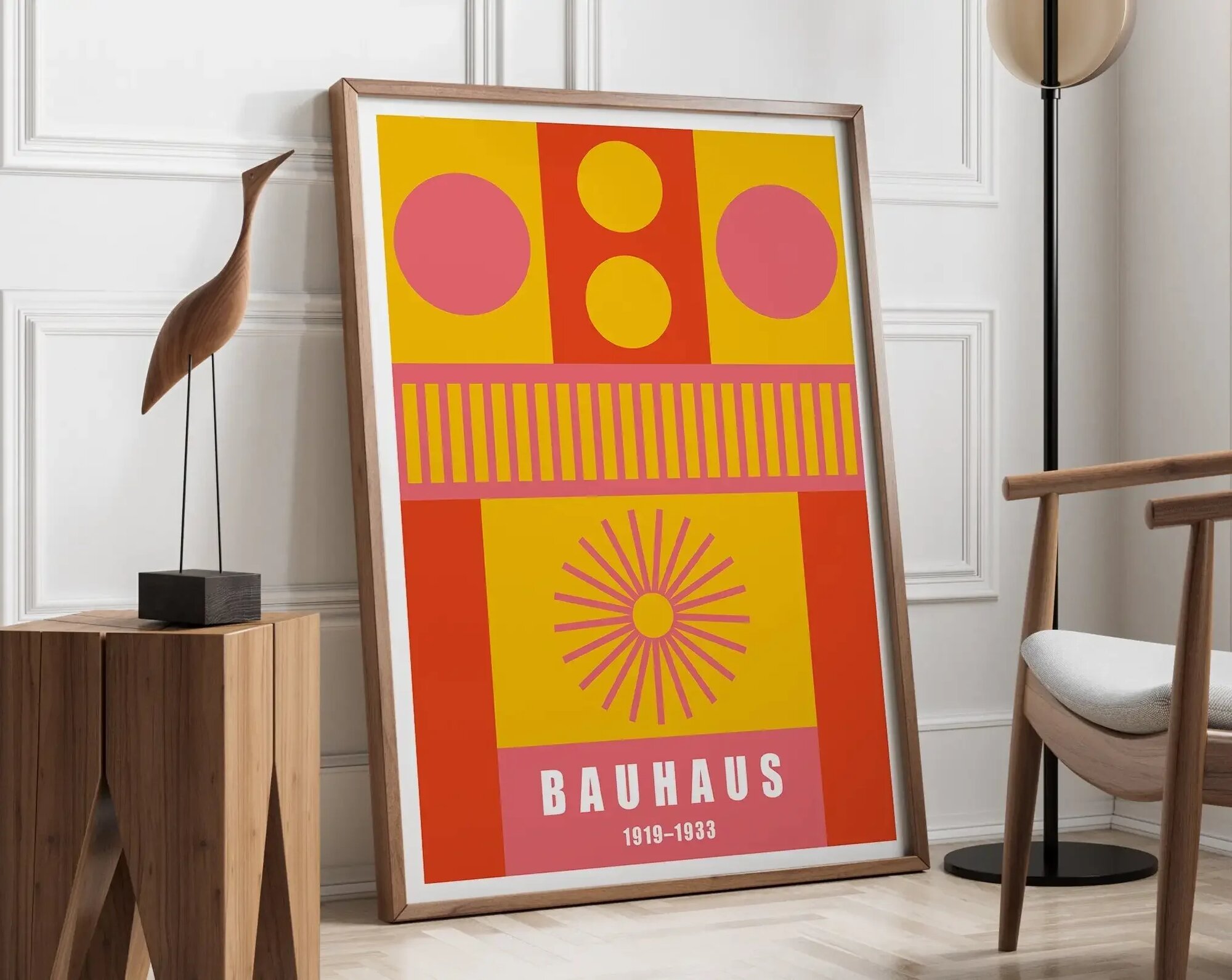 HALFLEMART Абстрактная печать на холсте, геометрический принт 44, 40x60cm No Framed