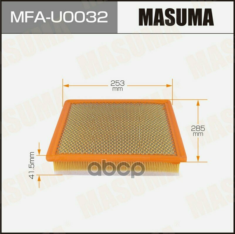 Воздушный фильтр Masuma арт. MFA-U0032