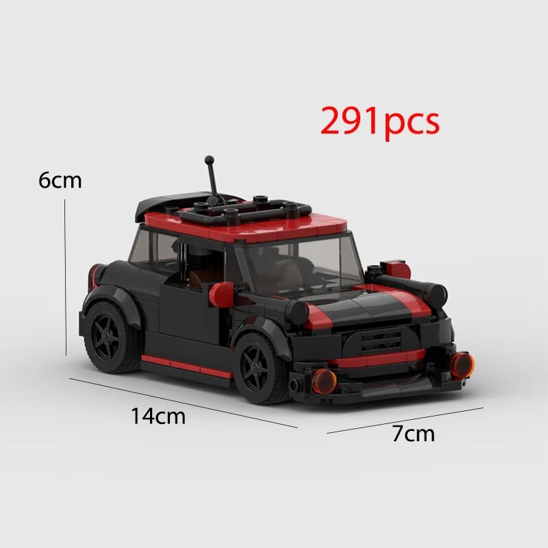 Конструктор MOC Speed City Champion Racer 2024 MINI-Black