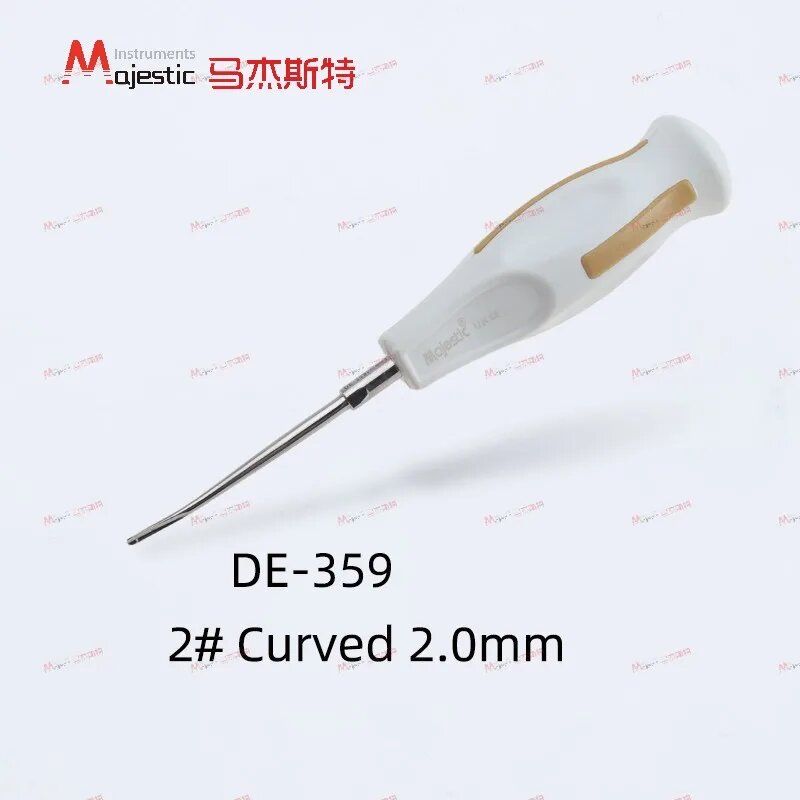 Стоматологический элеватор DE-359, 2# Curved 2.0mm