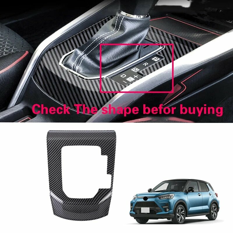 RHD для Toyota Raize A200 2020-2022 2023, аксессуары для интерьера из gear shift panel cov