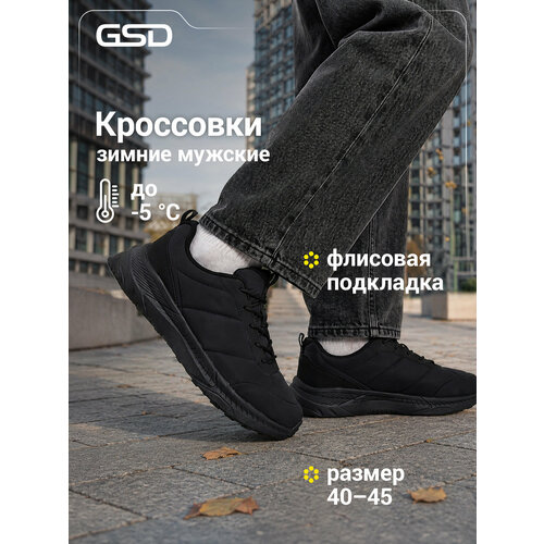 фото Кроссовки gsd insulated sport shoes, размер 43, черный