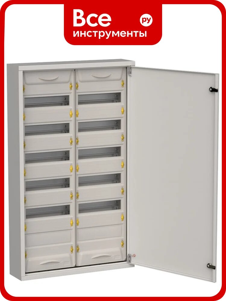 Корпус, IEK, металлический IEK TITAN 5 ЩРн-144 (2x72) 960x570x140 IP31 серый TI5-50-N-2X072-31-7035, пластиковые