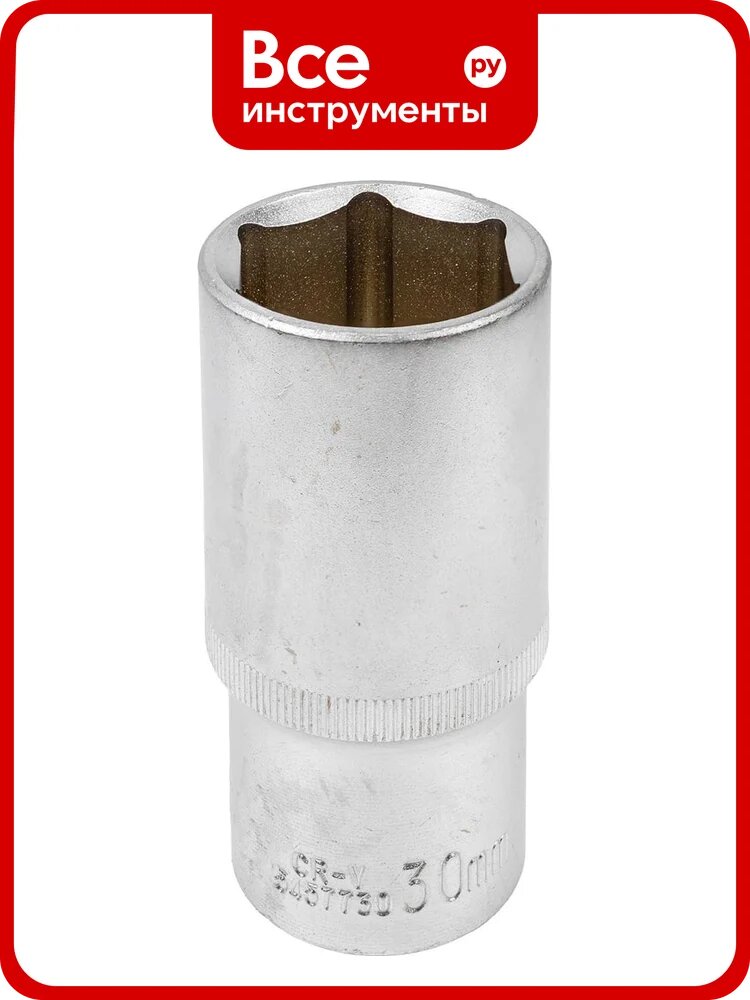 Головка торцевая Rockforce 30мм 1/2" 6-гранная глубокая RF-5457730(11573)