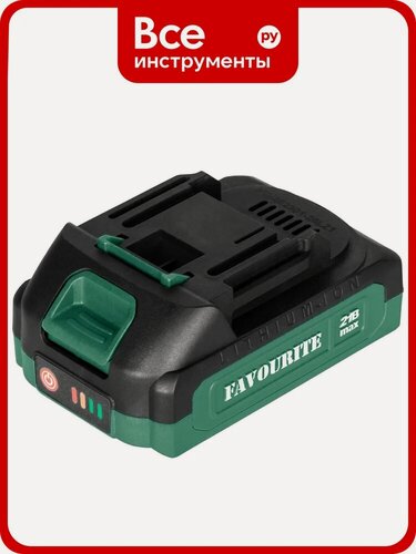 Изображение товара Аккумуляторная батарея FAVOURITE OBS 21/2 Li-ion, 21В, 2Ач, совместима с Festool, Hitachi, Makita и Интерскол