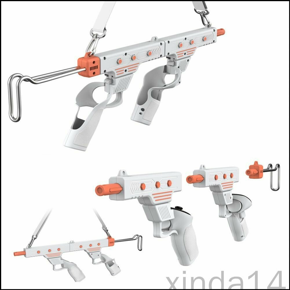 Рукоятки для контроллера VR Gun Stock аксессуары для игр на Meta Quest 3/3S для шлемов виртуальной реальности для контроллеров Meta Quest