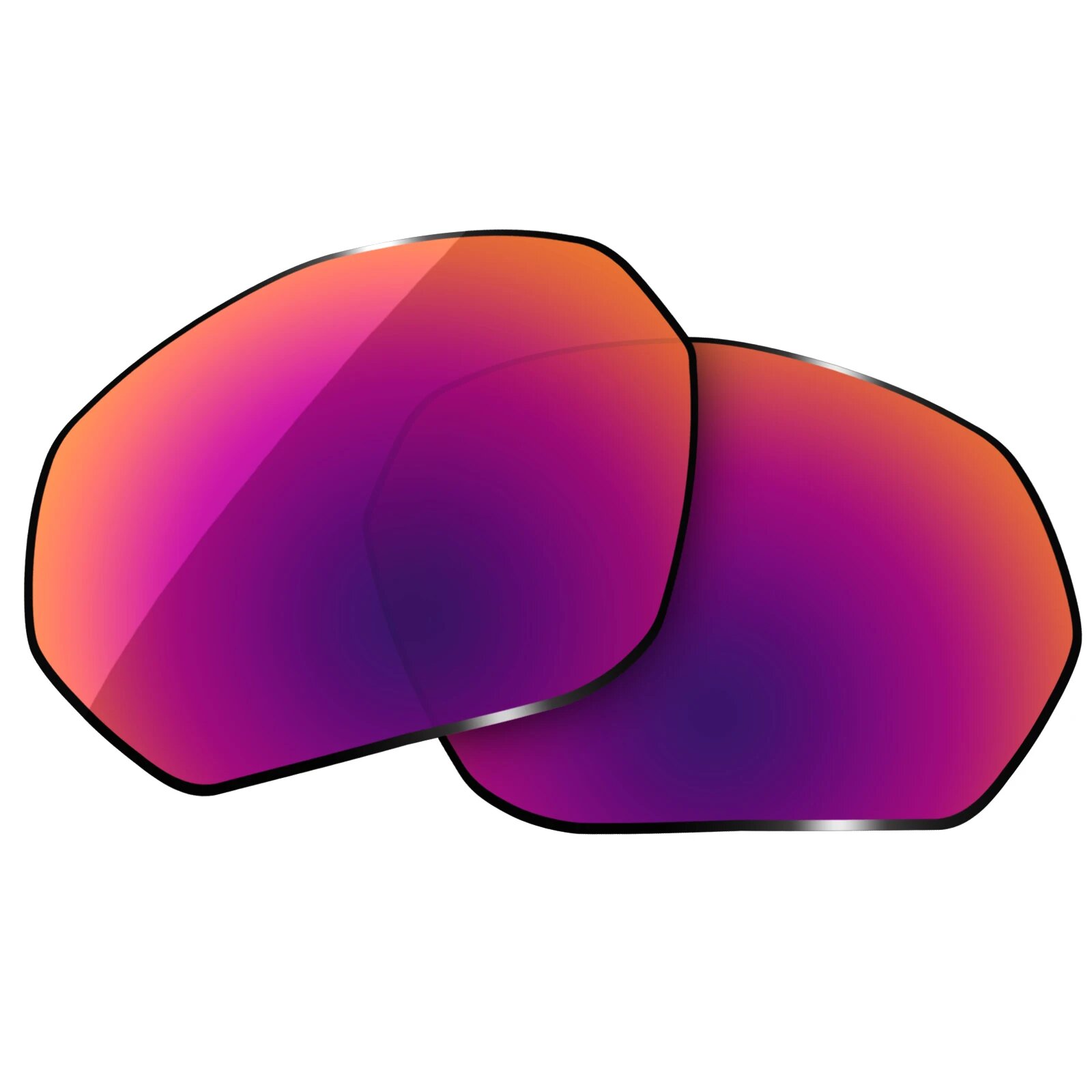 Поляризованные линзы Oakley Plazma OO9019, фиолетовый Midnight Sun