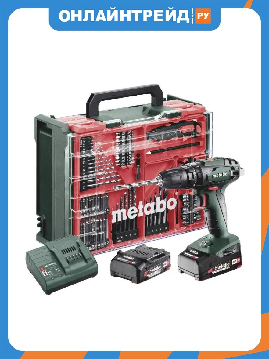 Дрель-шуруповерт ударная Metabo SB 18 SET (602245710)