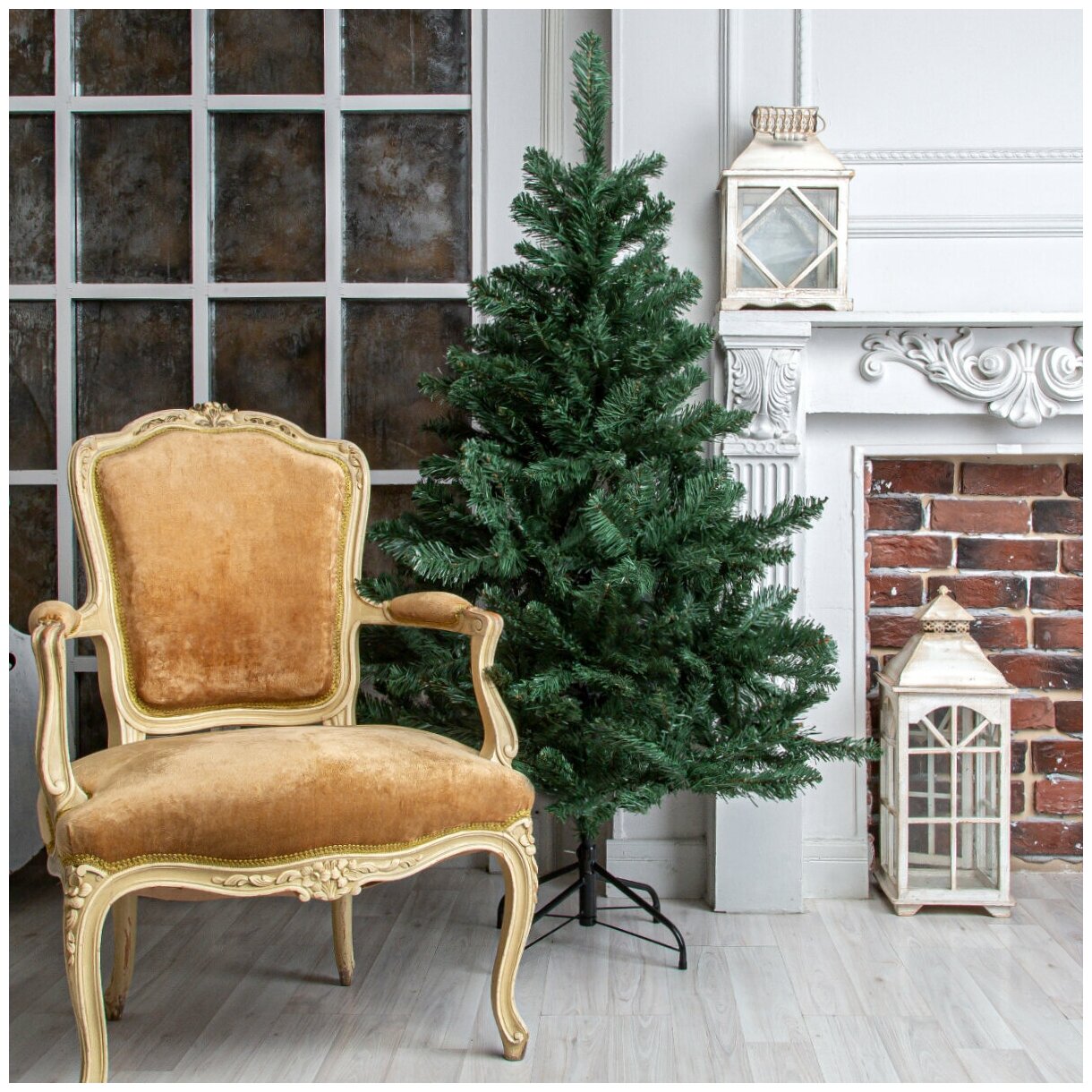 Ель Royal Christmas Dakota Reduced Hinged PVC 120 см 85120 — фото 1