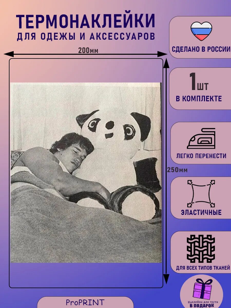 Термонаклейка на одежду взрослая