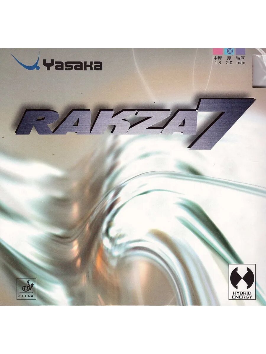Накладка Yasaka RAKZA 7, красная, 1.8