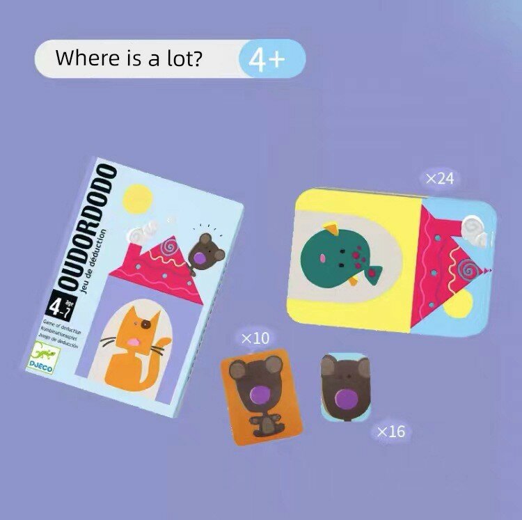 Djeco Игра «Где ты?» для 4-7 лет: карточная игра-поиск