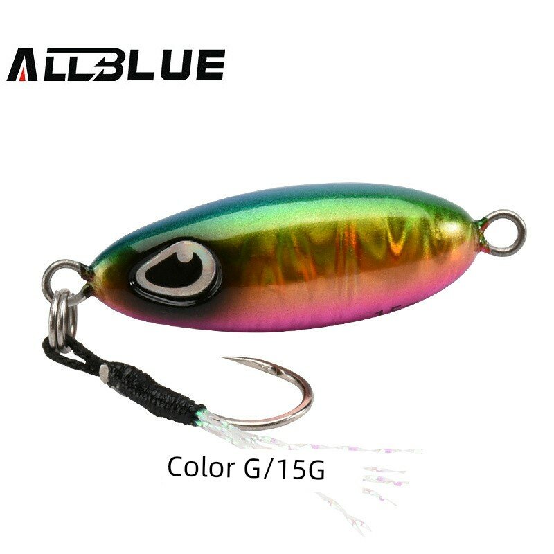 ALLBLUE Ночная светящаяся приманка для ловли щуки, леща и окуня - Цвет G, 15г