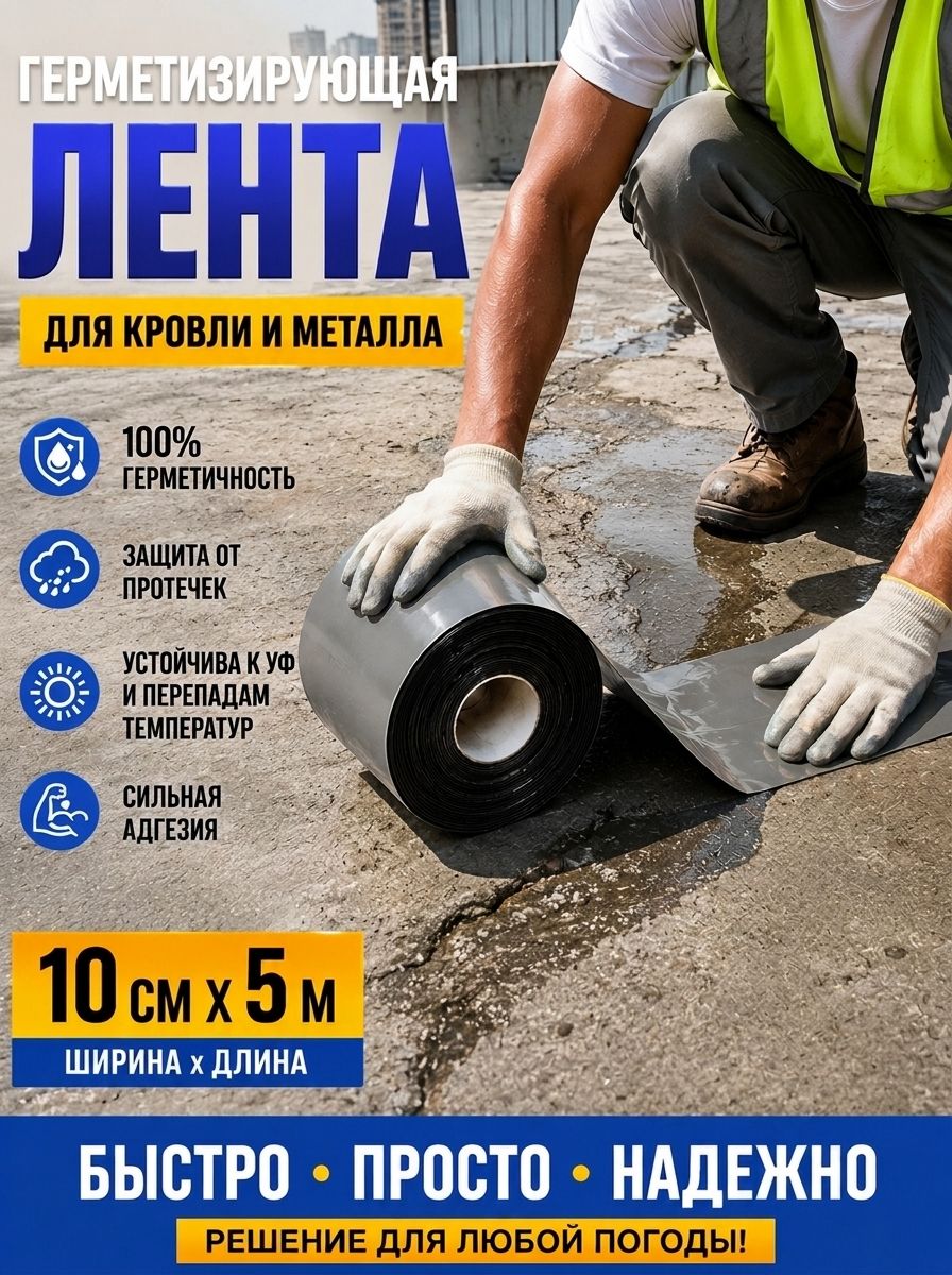 Монтажная лента 99 мм 5 м, 1 шт