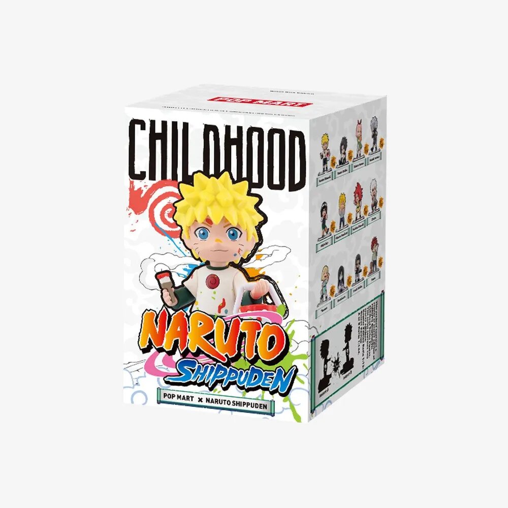 POP MART - NARUTO SHIPPUDEN Childhood Series Figures, Подарки, украшения комнат, 1 шт