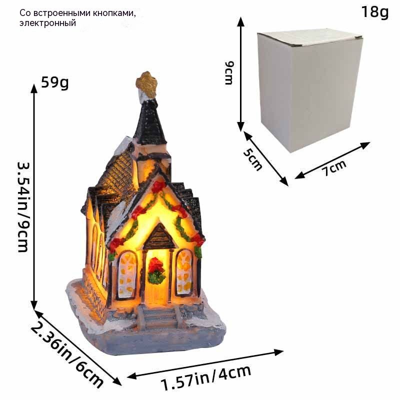 Фигурка светящаяся Домик 9 см-ROMIKY