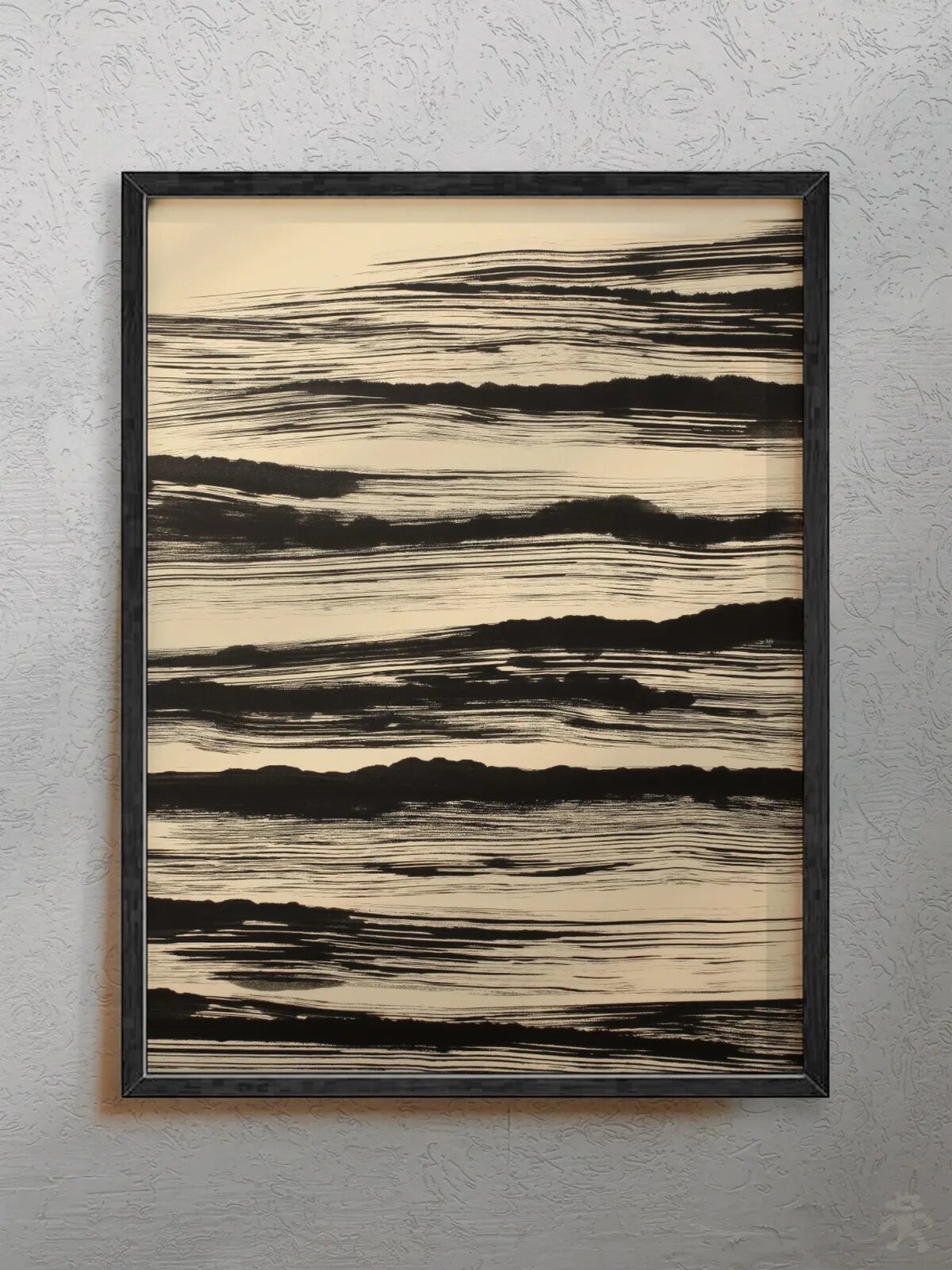 Интерьерный постер "Lines of Stillness" в стиле pinterest, формата 30x40 см.