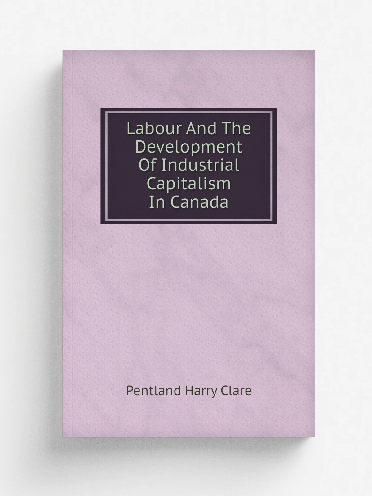 Labour And The Development Of Industrial Capitalism In Canada | Pentland Harry Clare | Репринт