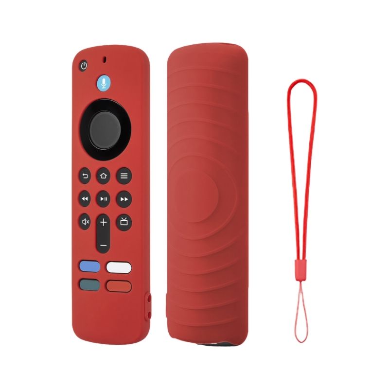 (1 шт.) Чехол для пульта Fire TV Stick, красный