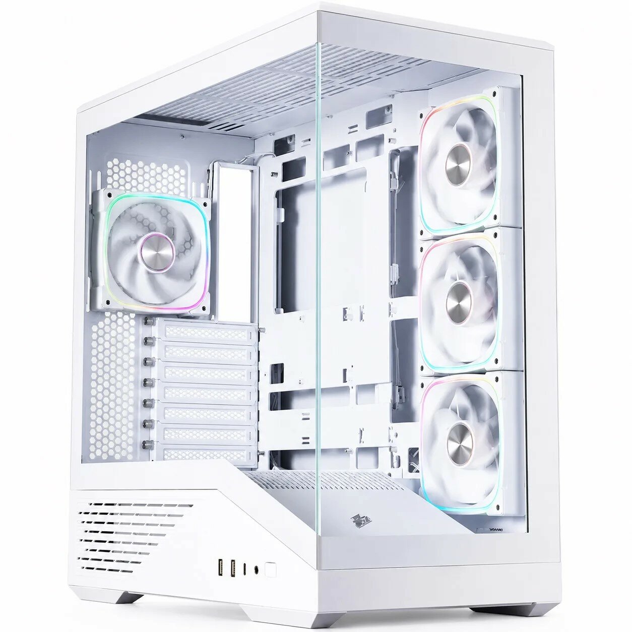 Корпус Midi-Tower 1STPLAYER GM7 ARGB White (GM7-WH-3FN7R-W-1FN7-W)
