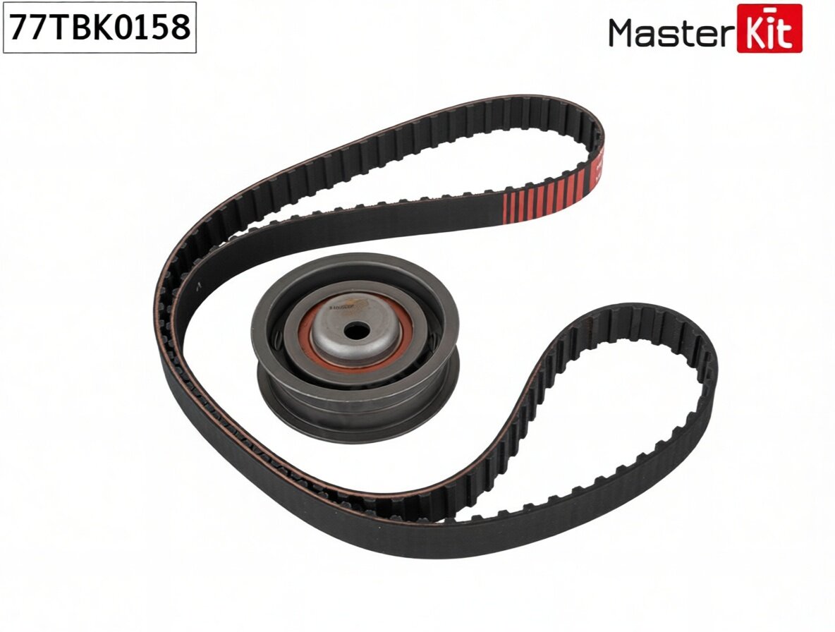 Комплект ремня ГРМ VW PASSAT (3B6) 2000 - 2005 77TBK0158 MasterKit арт. 77TBK0158