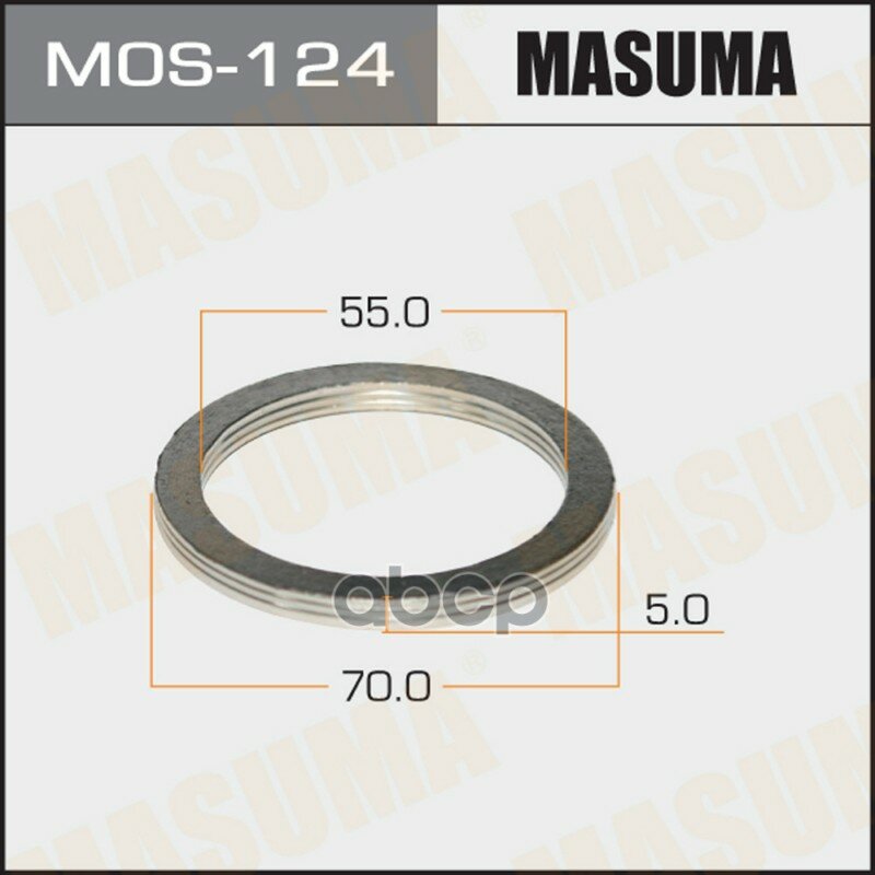 Кольцо глушителя 55х70 Masuma арт. MOS-124