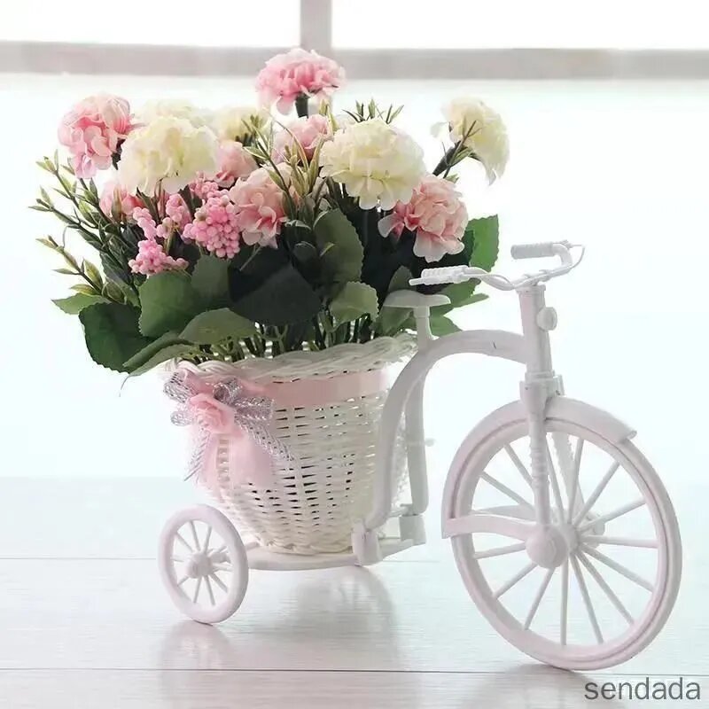 Горшок для цветов 18 см, 1 шт, цвет розовый