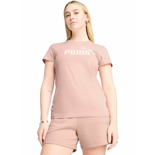 фото Футболка спортивная puma ess no. 1 logo tee women, размер xs, светло-розовый