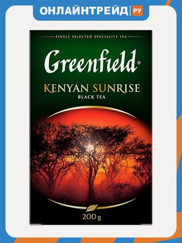 Изображение товара Чай Greenfield Kenyan Sunrise 200 г, листовой черный