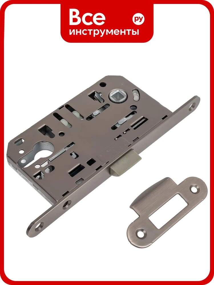 Защёлка под цилиндр ADDEN BAU KEY 418 GRAPHITE Графит 940002023052, для межкомнатных дверей