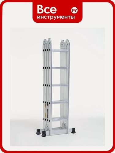 Изображение товара Лестница-стремянка WORKY 4x7 трансформер, высота 8, 1 м. , ARD260550