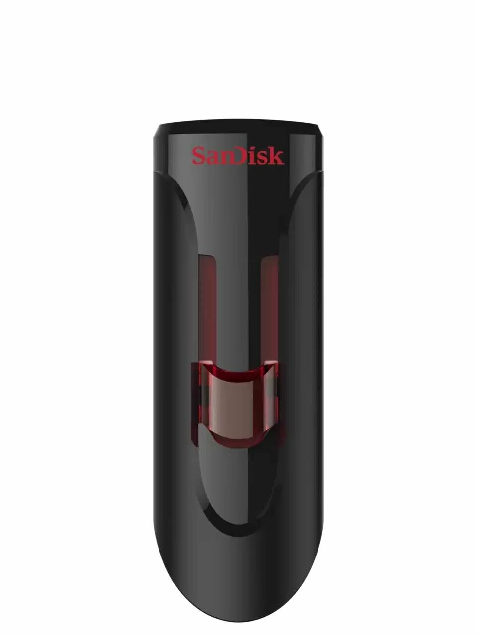 SanDisk Cruzer Glide 128 ГБ USB-флеш-накопитель, USB 3.0, SDCZ600-128G-G35, черный, красный