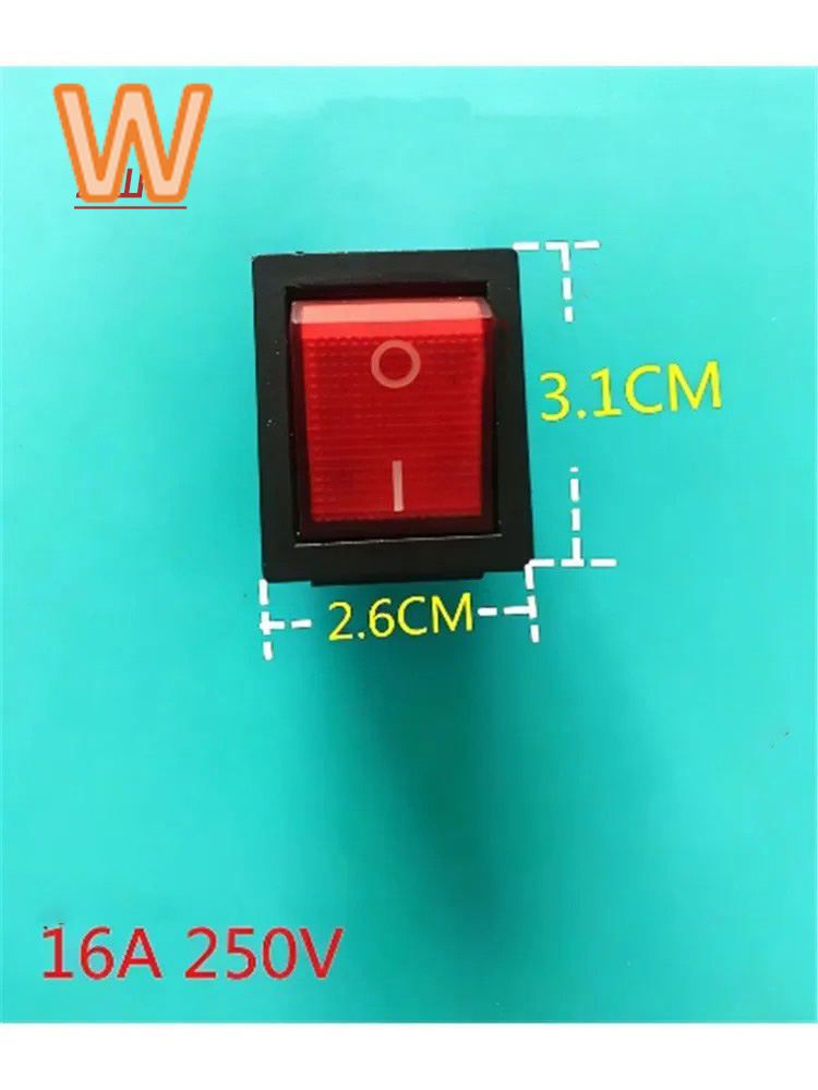 2 шт Подходит для холодильной витрины регулятор мощности KCD4 16A 250V выключатель освещения аксессуары