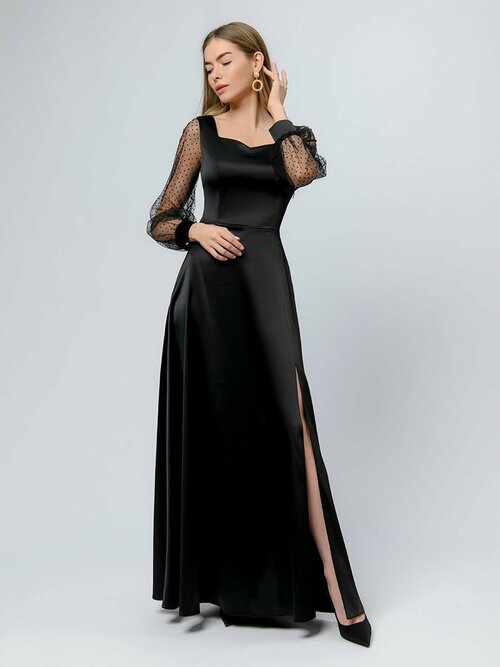 Платье 1001dress, размер 46, черный