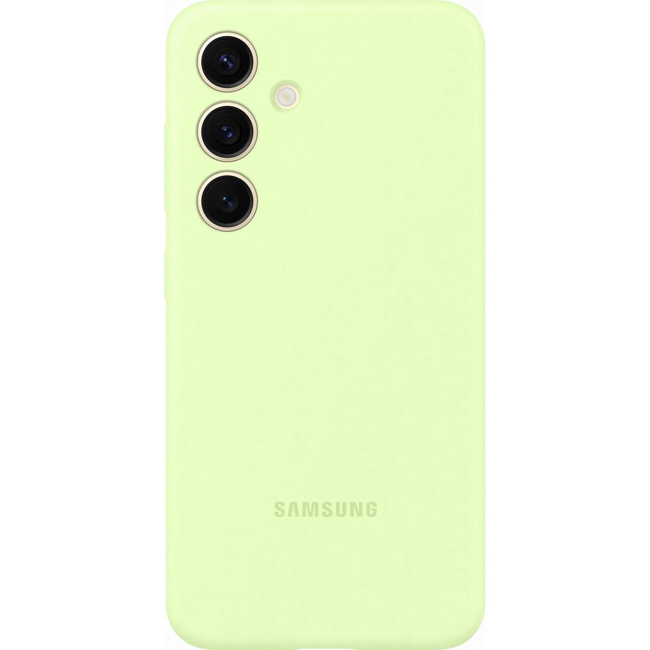 Чехол-накладка Samsung Silicone Case S24 Lime