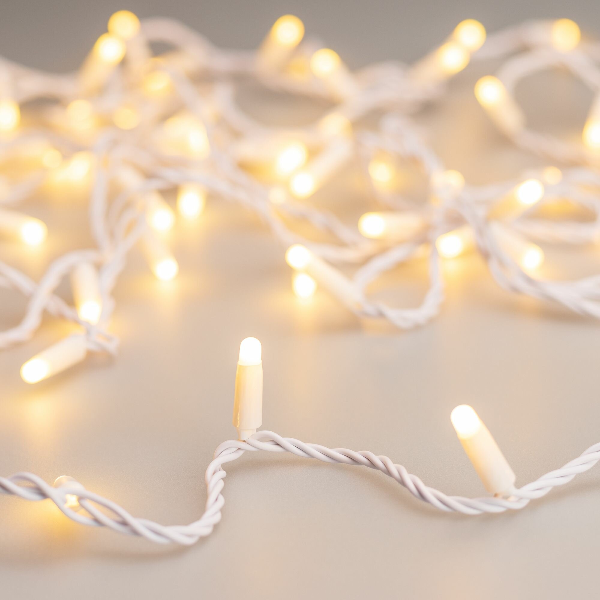 10м. Уличная гирлянда нить теплый свет Ardecoled 230V ARD-String-Classic-1000-White-100Led-Milk-Pulse Warm (31646) - фото №2