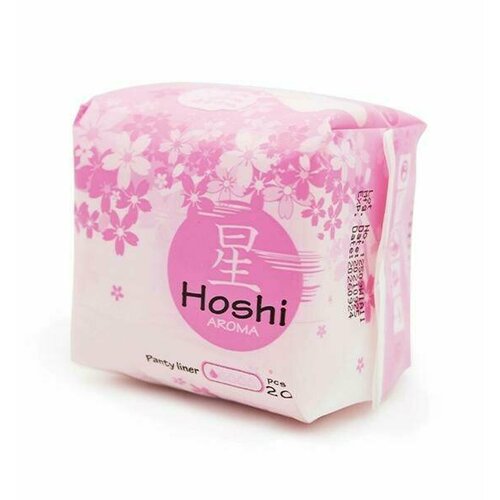 HOSHI Aroma XW02-150-20 Прокладки гигиенические ежедневные Panty Liner (150мм), 20шт hoshi chamomile dry прокладки гигиенические ежедневные panty liner 150мм 40шт