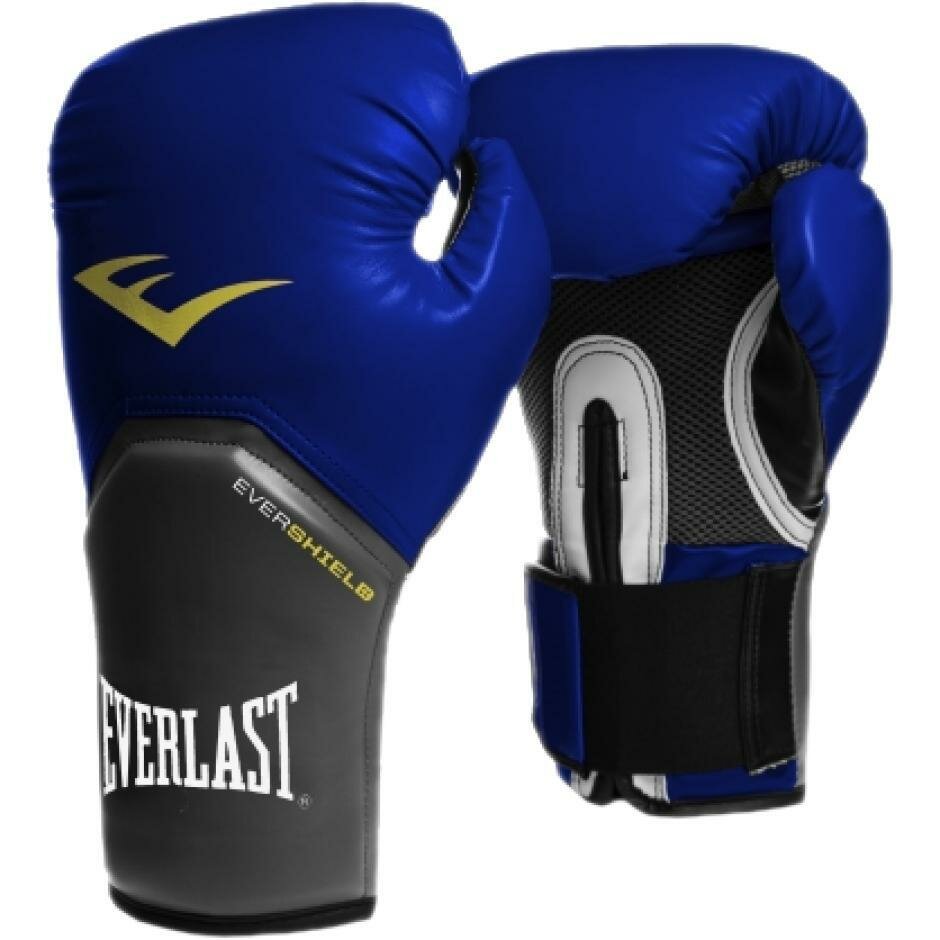 Боксерские перчатки тренировочные Everlast Pro Style Elite - Синий (16 oz)