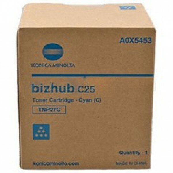 TNP-27C [A0X5453] Тонер Konica-Minolta bizhub C25 синий