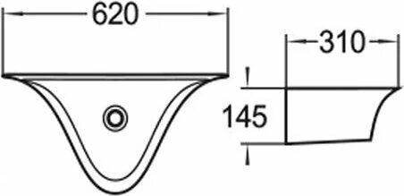 Раковина WeltWasser WW Aisbach 78205 GL-WT