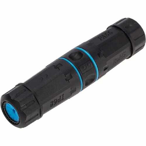 Rexant 02-0283 Индустриальный проходной адаптер уличный RJ-458P8C FTP CAT 6 IP68 995₽