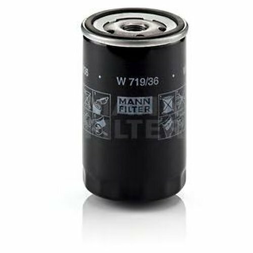 Фильтр масляный MANN-FILTER W 719/36 для Jaguar S-Type (1998-2008), Jaguar XF (2008-2015), Jaguar XJ (2003-2009)