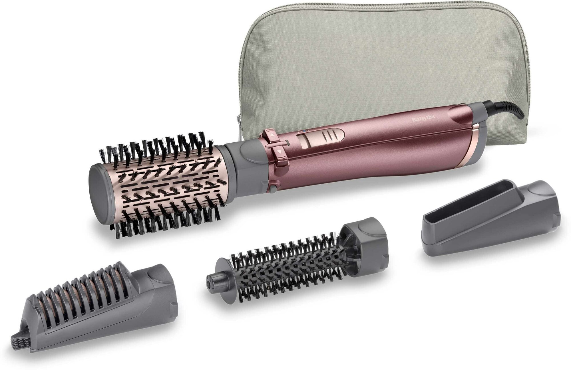 Фен-щетка BaByliss AS960E, розовый