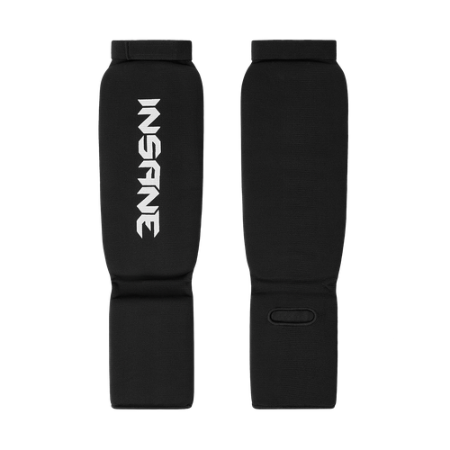 Защита голень-стопа Insane Protegat, для единоборств, черный размер L