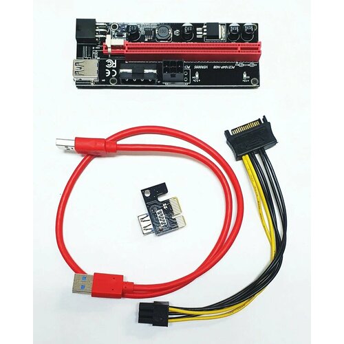 Райзер для видеокарты USB 3.0 6PIN - SATA